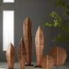 Скульптура Phillips Collection Carved Round Leaf Sculpture