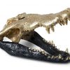 Скульптура Phillips Collection Crocodile Skull Black/Gold