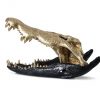 Скульптура Phillips Collection Crocodile Skull Black/Gold