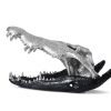 Скульптура Phillips Collection Crocodile Skull Black/Silver