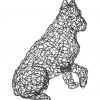 Скульптура Phillips Collection Mini Wire Boxer Sculpture