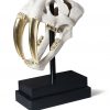 Скульптура Phillips Collection White Saber Tooth Tiger Scull Sculpture