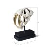 Скульптура Phillips Collection White Saber Tooth Tiger Scull Sculpture