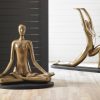 Скульптура Phillips Collection Yoga Figure Meditating Sculpture