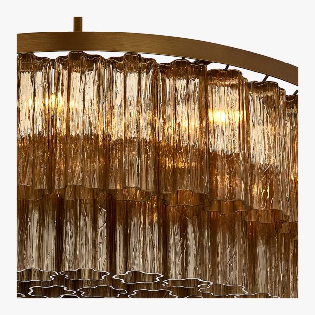 Люстра BELLA FIGURA PENTAGON DOUBLE DRUM CHANDELIER