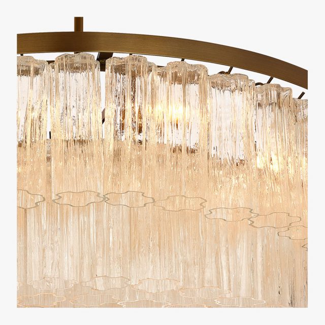 Люстра BELLA FIGURA PENTAGON DOUBLE DRUM CHANDELIER