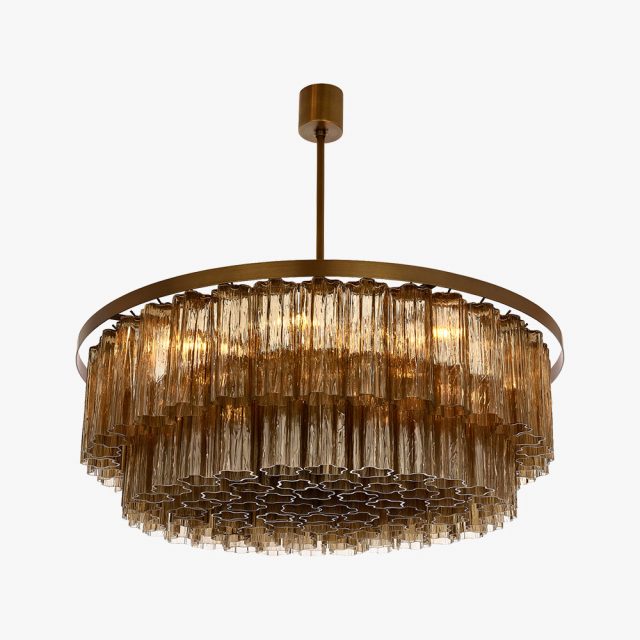 Люстра BELLA FIGURA PENTAGON DOUBLE DRUM CHANDELIER