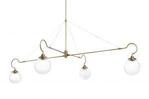 Люстра CTO Lighting FLOREN FOUR ARM