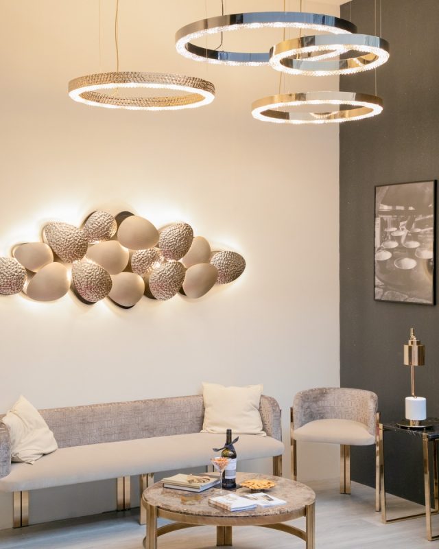 Люстра Castro Lighting METIS HAMMERED 40 SUSPENSION