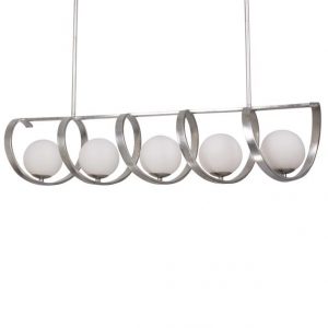 Люстра Crystorama ARLO 5 ANTIQUE SILVER