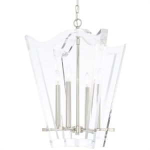 Люстра Crystorama DRAKE 4 LIGHT POLISHED