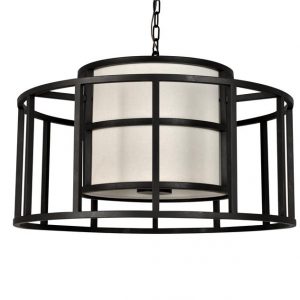 Люстра Crystorama HULTON 5 LIGHT MATTE BLACK