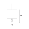 Люстра HEATHFIELD&Co ALETTE 12″ DRUM PENDANT