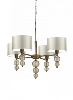 Люстра HEATHFIELD&Co ALETTE ANTIQUE BRASS CHANDELIER