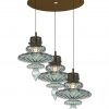 Люстра HEATHFIELD&Co BASILICA ROUND 3 LIGHT ANTIQUE BRASS