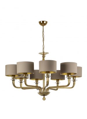 Люстра HEATHFIELD&Co CZARINA GOLD 8 ARM