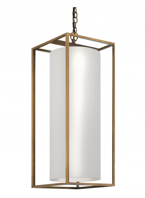 Люстра HEATHFIELD&Co DERWENT ANTIQUE BRASS LARGE RECTANGLE