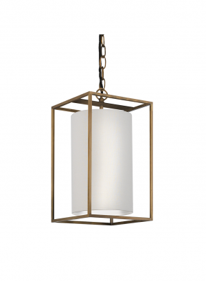 Люстра HEATHFIELD&Co DERWENT ANTIQUE BRASS MEDIUM RECTANGLE