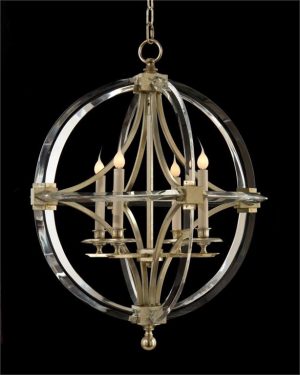 Люстра John-Richard Bent Crystal 4 Light Chandelier
