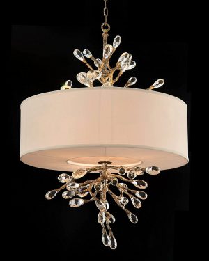 Люстра John-Richard Budding Crystal 6 Pendant Chandelier