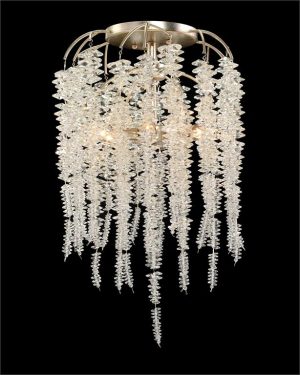 Люстра John-Richard Cascading Crystal Semiflush