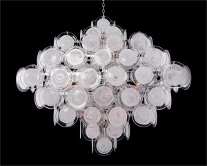Люстра John-Richard Glass Medallion 18 Chandelier