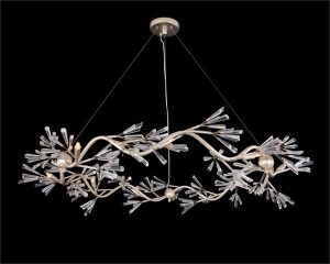 Люстра John-Richard Luna Crystal Wand Branched 9 Chandelier
