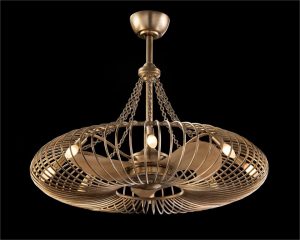 Люстра John-Richard Ribbons of Silver 8 Pendant with Fan
