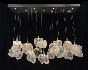 Люстра John-Richard Selenite Pane 29 Horizontal Chandelier