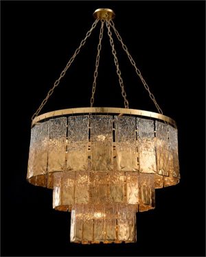 Люстра John-Richard Twilight 16 Slumped Glass Chandelier