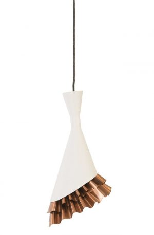 Люстра Phillips Collection Ruffle Pendant White