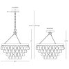 Люстра Robert Abbey Bling Chandelier Polished Nickel