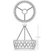 Люстра Robert Abbey Edward Chandelier Polished Nickel/Black