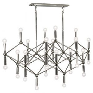 Люстра Robert Abbey Jonathan Adler Milano Chandelier Polished Nickel