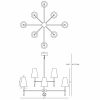 Люстра Robert Abbey Jonathan Adler Ventana Chandelier Polished Nickel