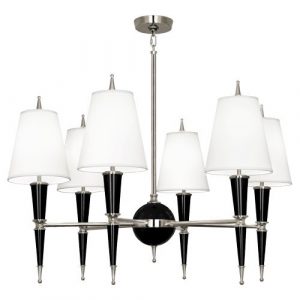 Люстра Robert Abbey Jonathan Adler Versailles Chandelier Black/White