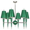 Люстра Robert Abbey Jonathan Adler Versailles Chandelier Emerald/Emerald