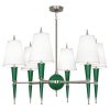 Люстра Robert Abbey Jonathan Adler Versailles Chandelier Emerald/White