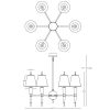 Люстра Robert Abbey Jonathan Adler Versailles Chandelier Navy/White