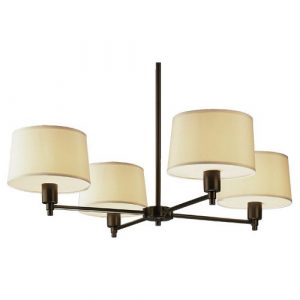 Люстра Robert Abbey Real Simple Chandelier Deep Bronze