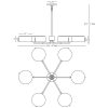 Люстра Robert Abbey Simon Chandelier Polished Nickel