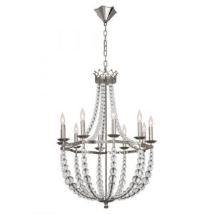 Люстра Robert Abbey Williamsburg Coronet Chandelier Polished Nickel