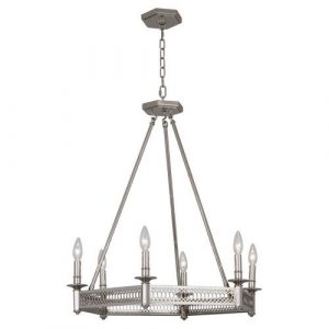 Люстра Robert Abbey Williamsburg Tucker Chandelier Polished Nickel
