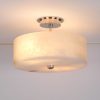 Люстра VAUGHAN Weston Alabaster Semi Flush Light