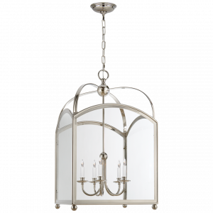 Люстра Visual Comfort Arch Top Large Lantern Polished Nickel