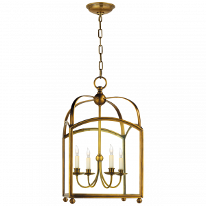 Люстра Visual Comfort Arch Top Medium Lantern Antique Brass