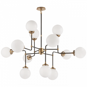 Люстра Visual Comfort Bistro Medium Chandelier Antique Brass
