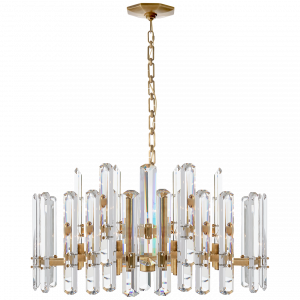 Люстра Visual Comfort Bonnington Large Chandelier Antique Brass