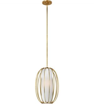Люстра Visual Comfort Carousel Small Oblong Lantern Soft Brass