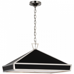 Люстра Visual Comfort Darlana Large Pendant Polished Nickel/Black